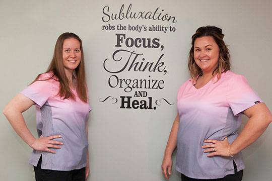 Chiropractor Dewitt IA Stephanie Makela and Carol Miller